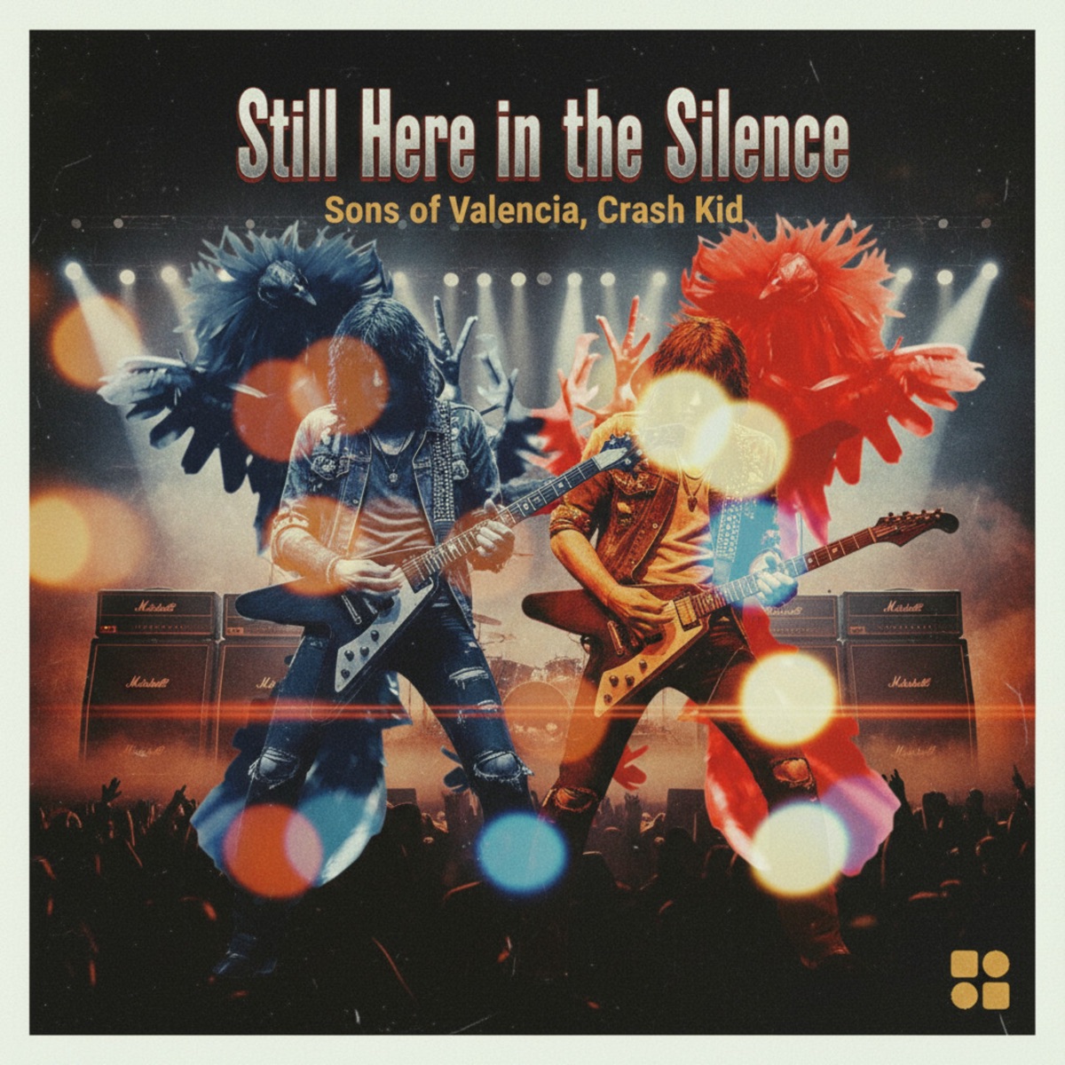 Still Here in the Silence - Single by Sons of Valencia & Crash Kid album cover