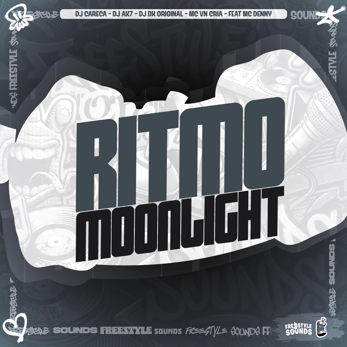 Ritmo Moonlight (feat. MC Denny) - Single by Dj careca, DJ AK7, DJ DX ORIGINAL & MC VN Cria album cover
