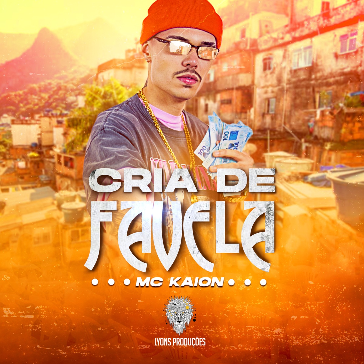 Cria de Favela - Single by MC Kaion & Bevíck album cover