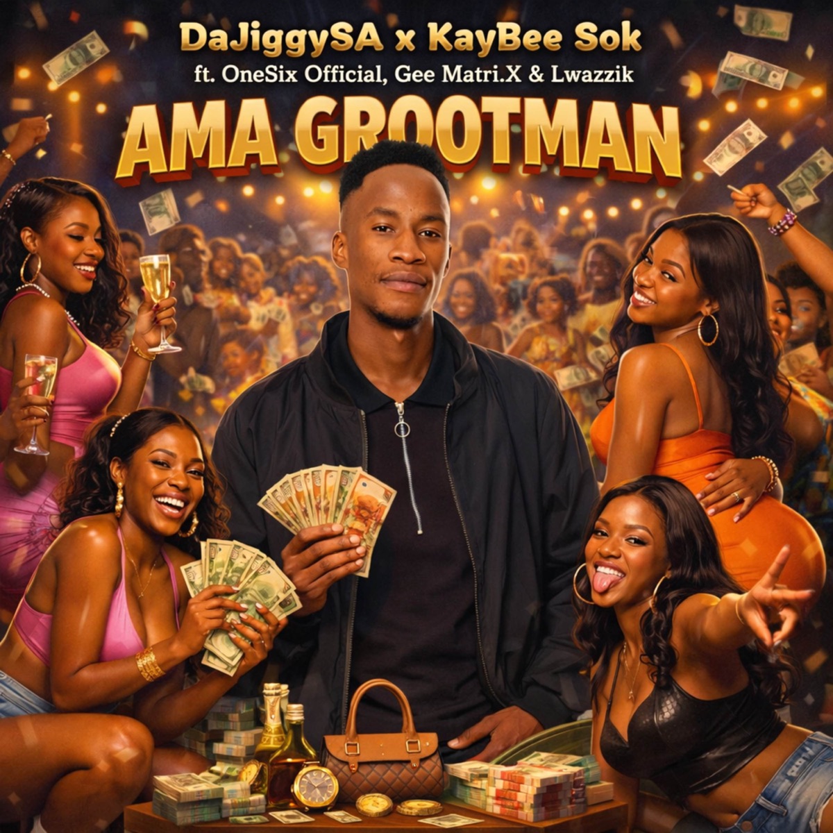 Ama Grootman (feat. OneSix Official, Lwazzik & Gee Matri.X) - Single by DaJiggySA & Kaybee Sok album cover