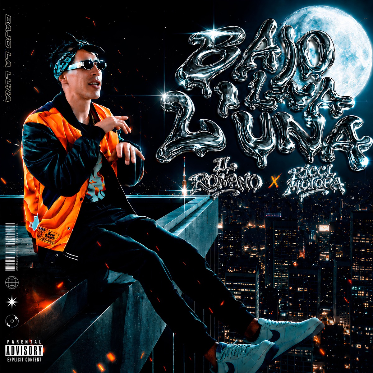 Bajo la Luna - Single by iL Romano & Ricci Motora album cover