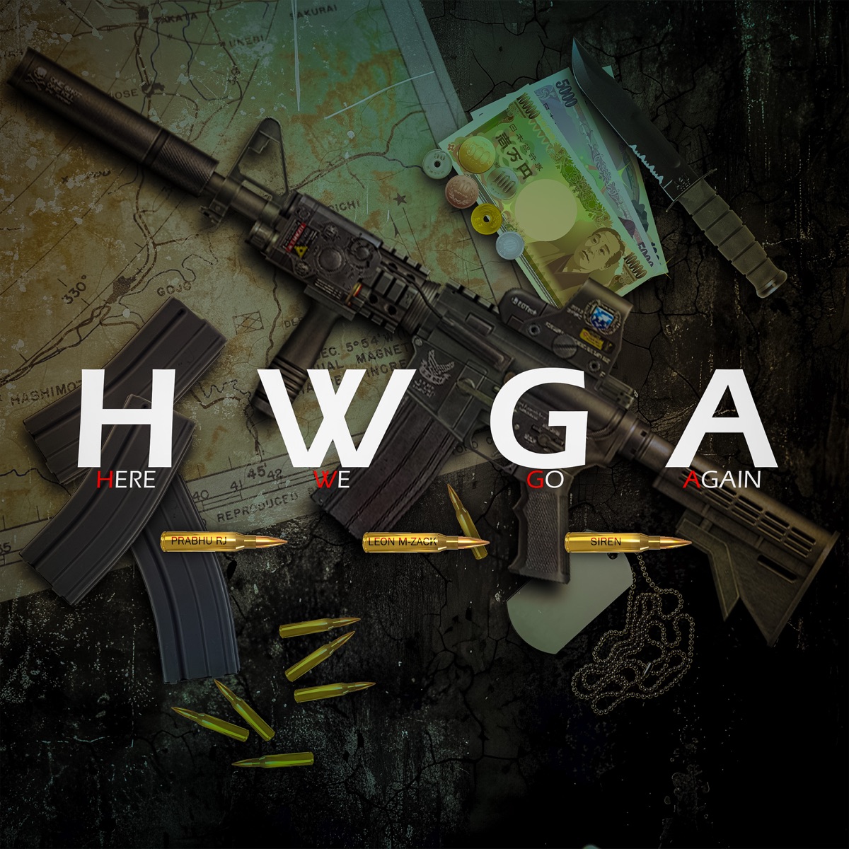 H W G A (feat. गायक प्रभु जी महाराज & Siren) - Single by Leon M-Zack album cover
