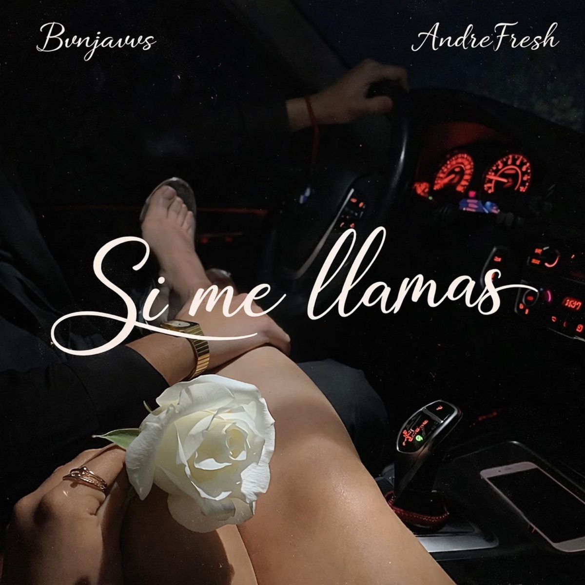 SI ME LLAMAS (feat. Andre Fresh) - Single by Bvnjavvs album cover