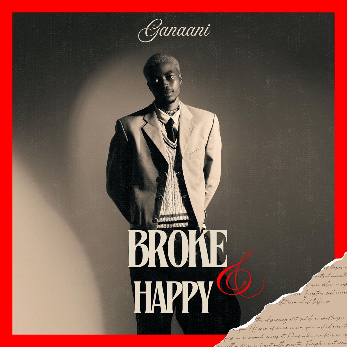 Broke And Happy - Single by Ganaani album cover
