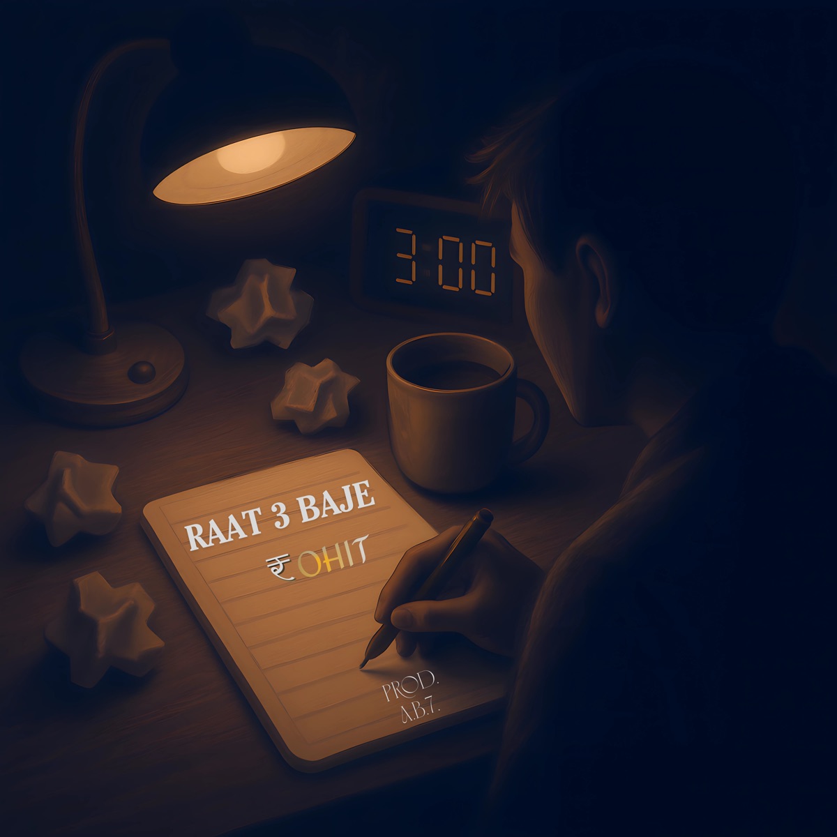 Raat 3 Baje - Single by ₹OHIT & AB7 album cover