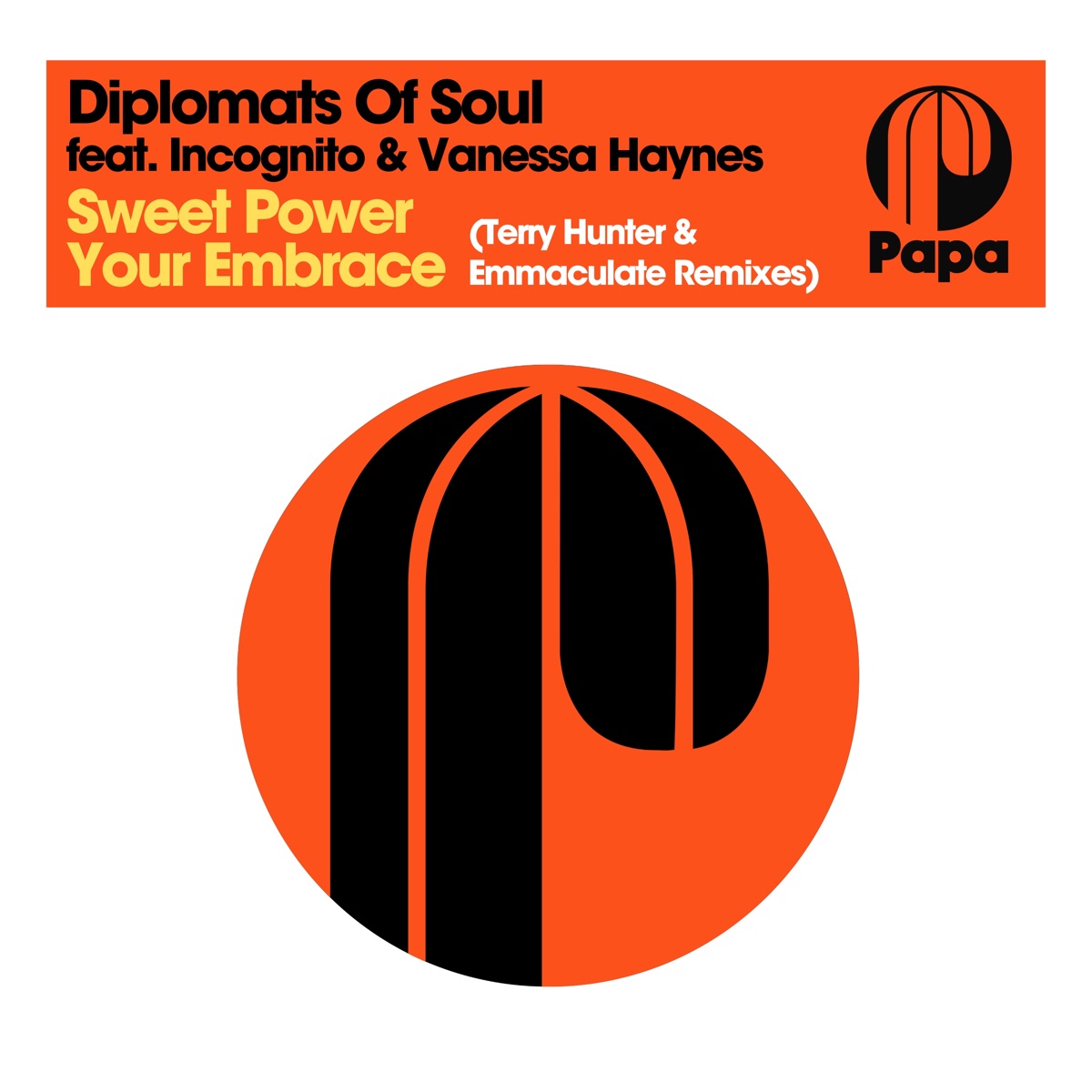 Sweet Power Your Embrace (feat. Vanessa Haynes & Emmaculate) [Terry Hunter & Emmaculate Remixes] - EP by Diplomats of Soul, Incognito & Terry Hunter album cover