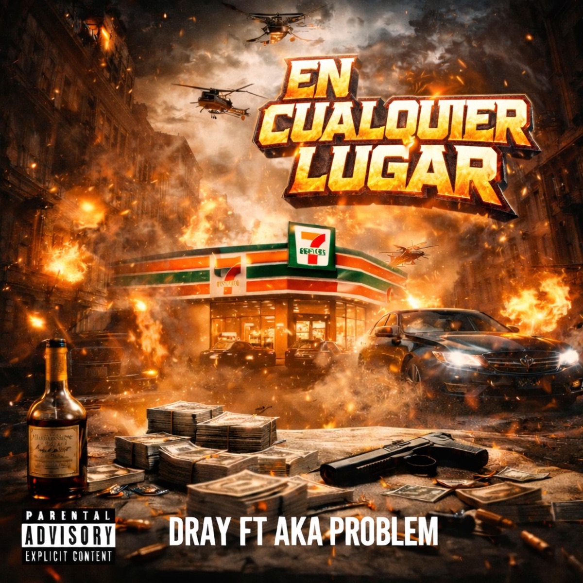 En cualquier lugar (feat. Aka problem) - Single by Dray ldk album cover