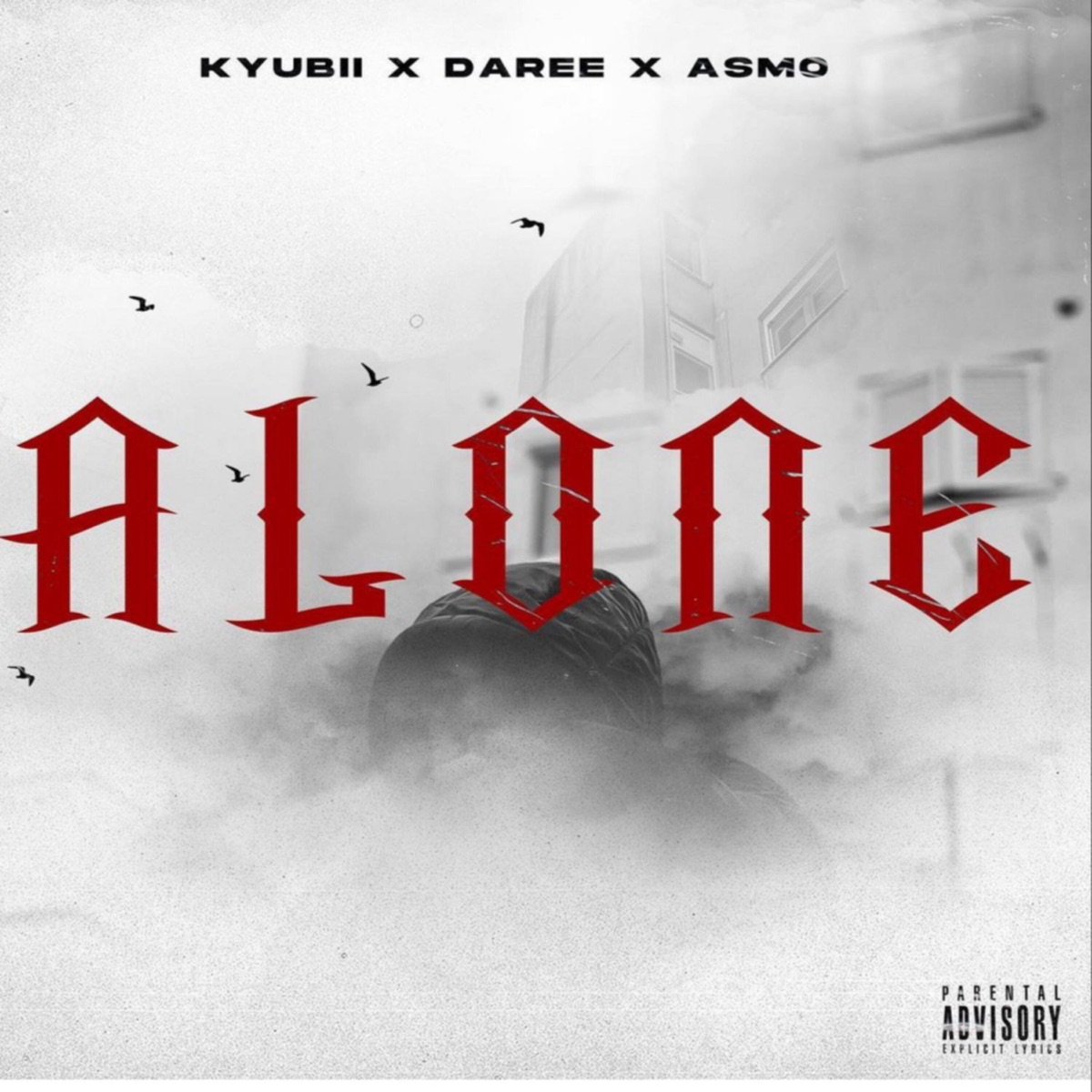 ALONE (feat. Zaitsef) - Single by ASMO, Kyubii & Daree album cover