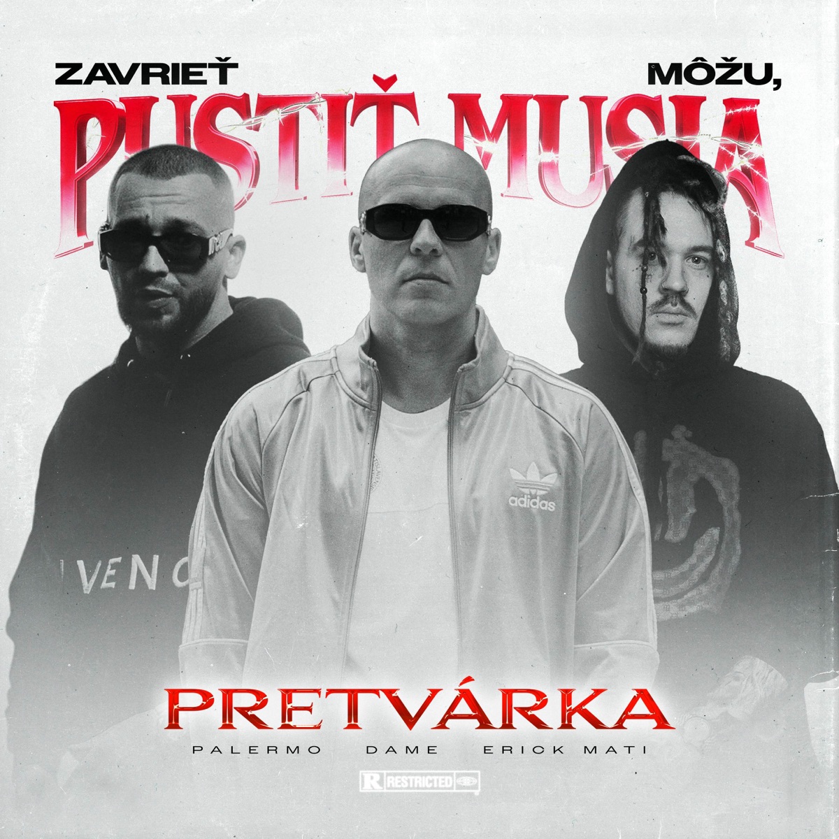 PRETVÁRKA - Single by Palermo, Erick Mati & Dame album cover