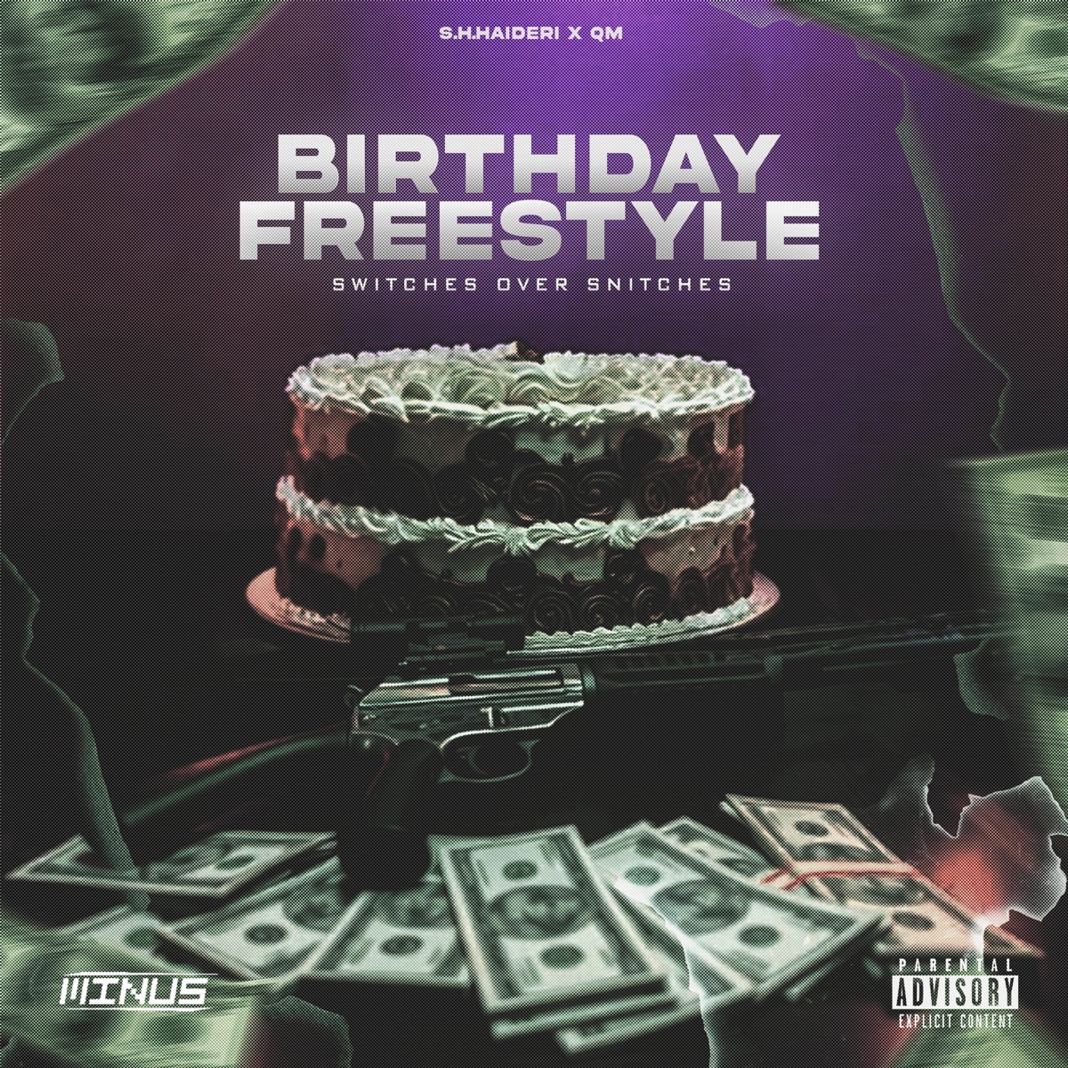 Birthday Freestyle // Switches Over Snitches - Single by S.H.HAIDERI & QM album cover