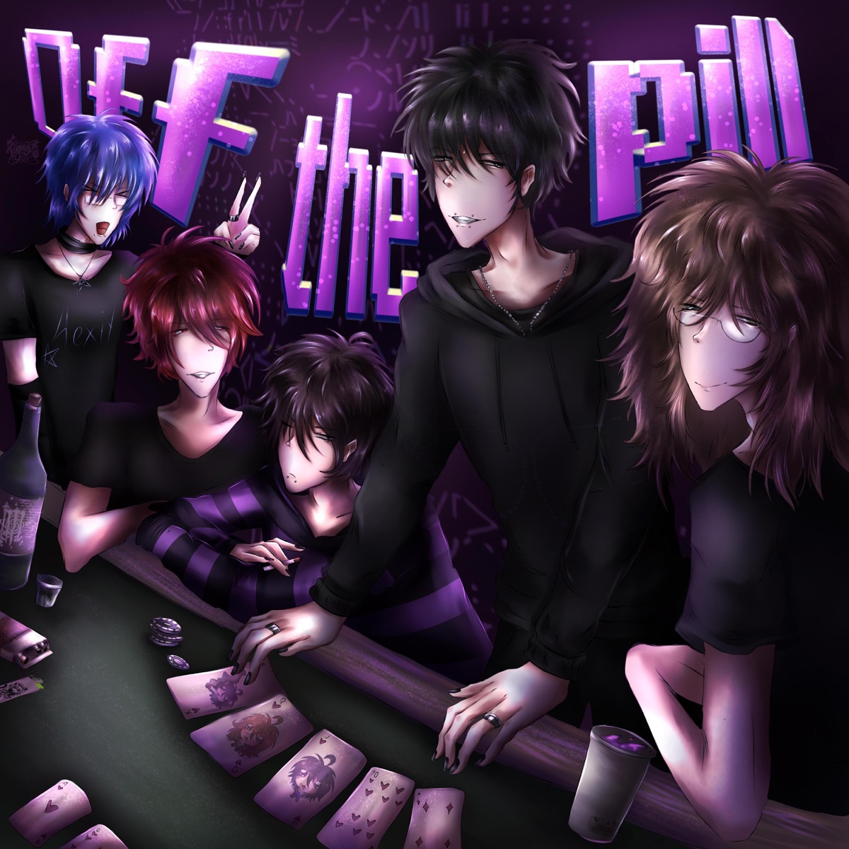 OFF THE PILL (feat. kets4eki) - Single by vylexx, xavv1e, kmrnxo & 4EXIT! album cover
