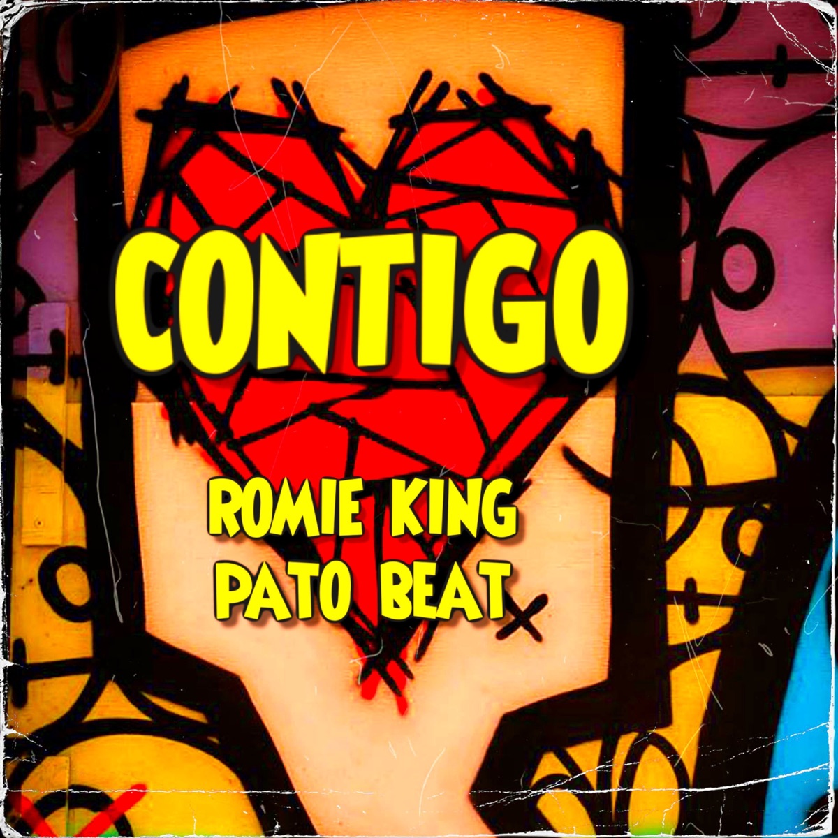 Contigo - Single by romie king & Pato Beat album cover