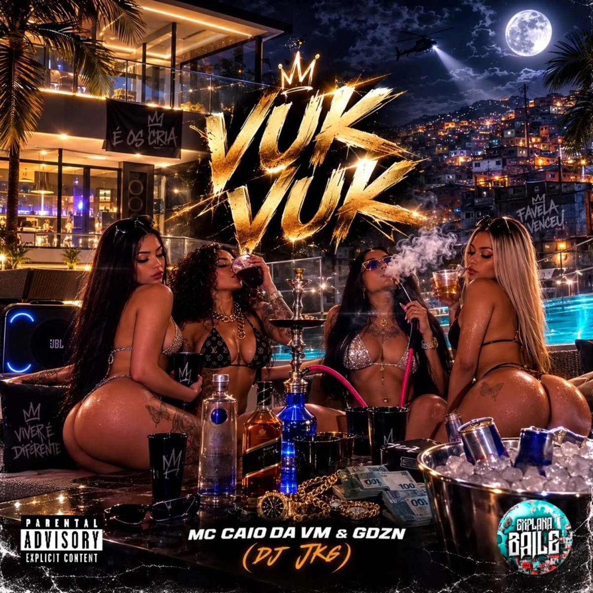 VUK VUK - Single by GDZN, DJ JKC, MC CAIO DA VM & EXPLANA BAILE album cover