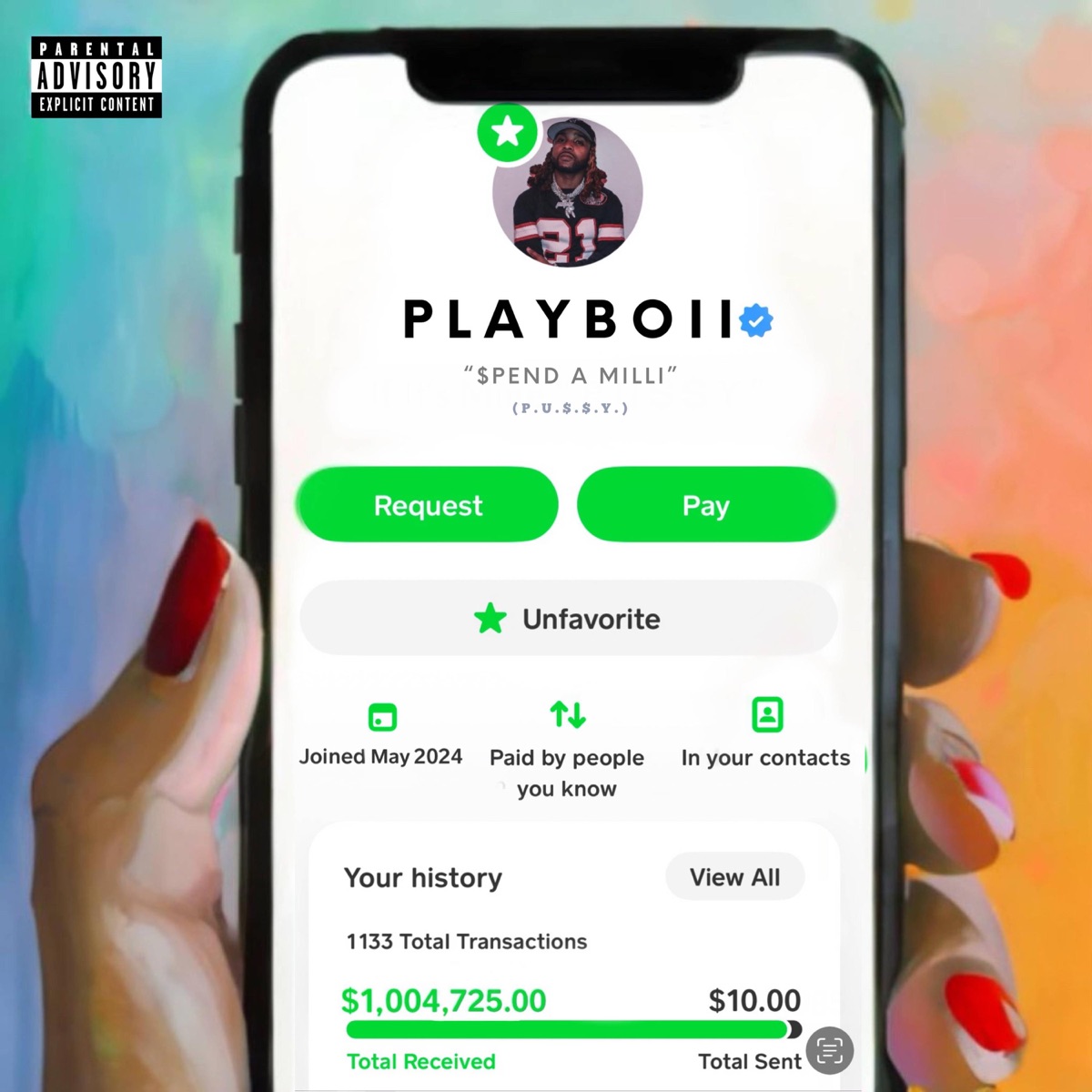Spend A Milli - Single by P L A Y B O I I album cover