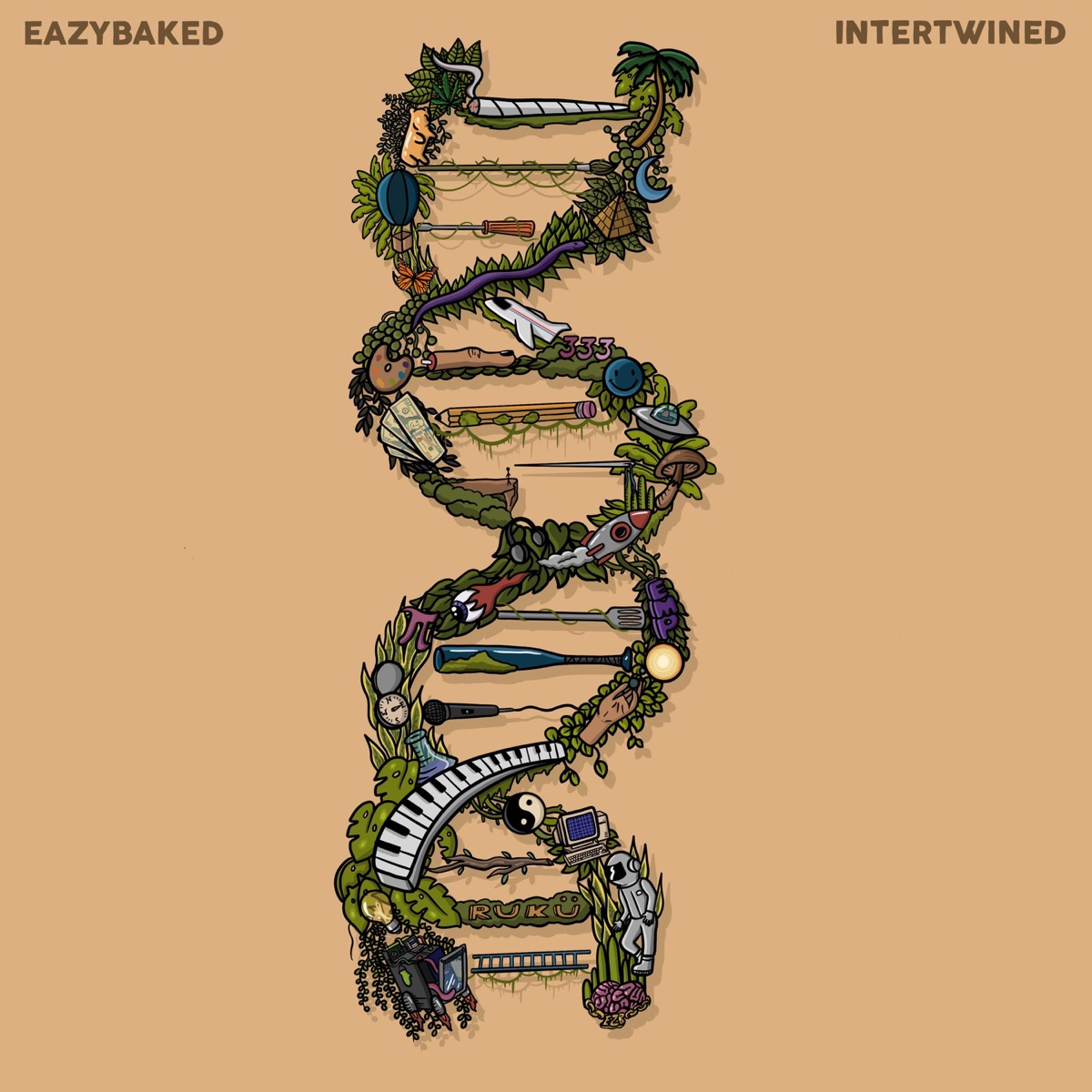 Intertwined by EAZYBAKED album cover
