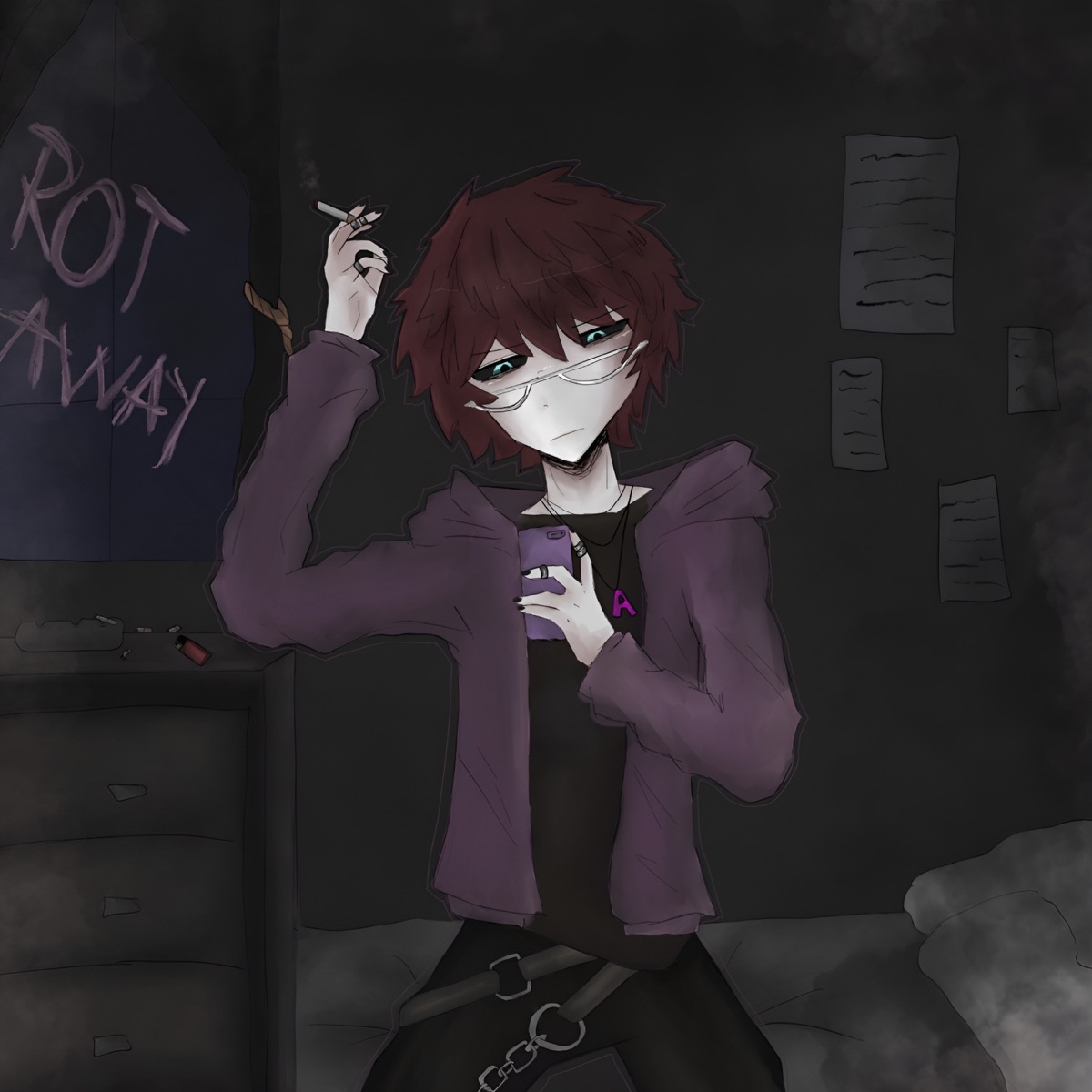 ROT AWAY! - Single by anticr1sis album cover
