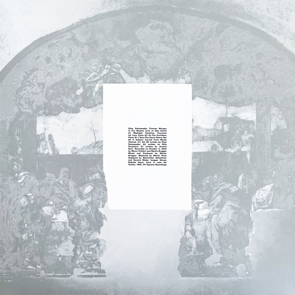 Io Pur Respiro by Elias Stemeseder & Thomas Morgan album cover