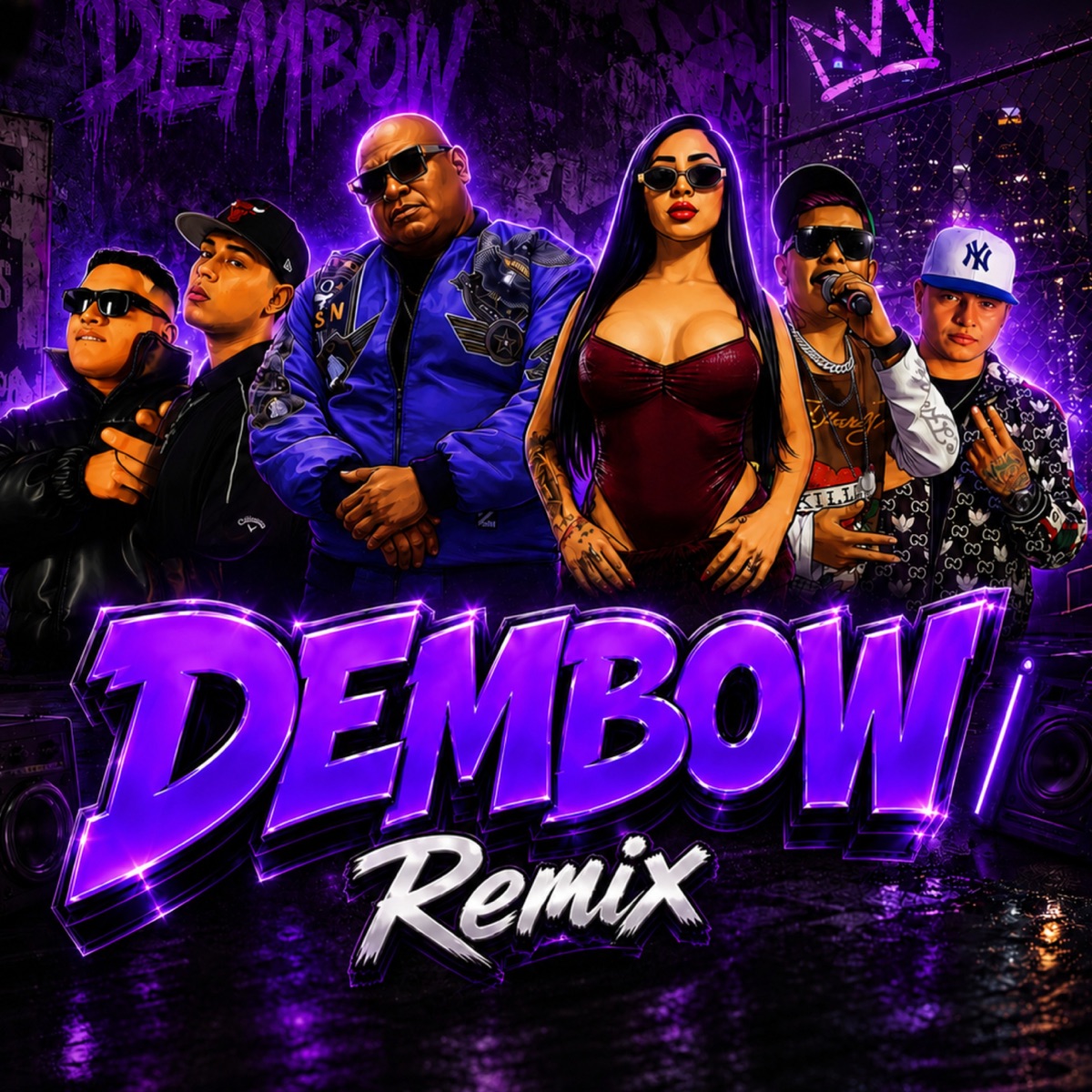 DEMBOW (Remix) [feat. Dj Full Mx, Adal palacios, Kery & CARTEL DEL PERREO] - Single by Baby Killa, YUA, Itzel Olvera & El HA album cover