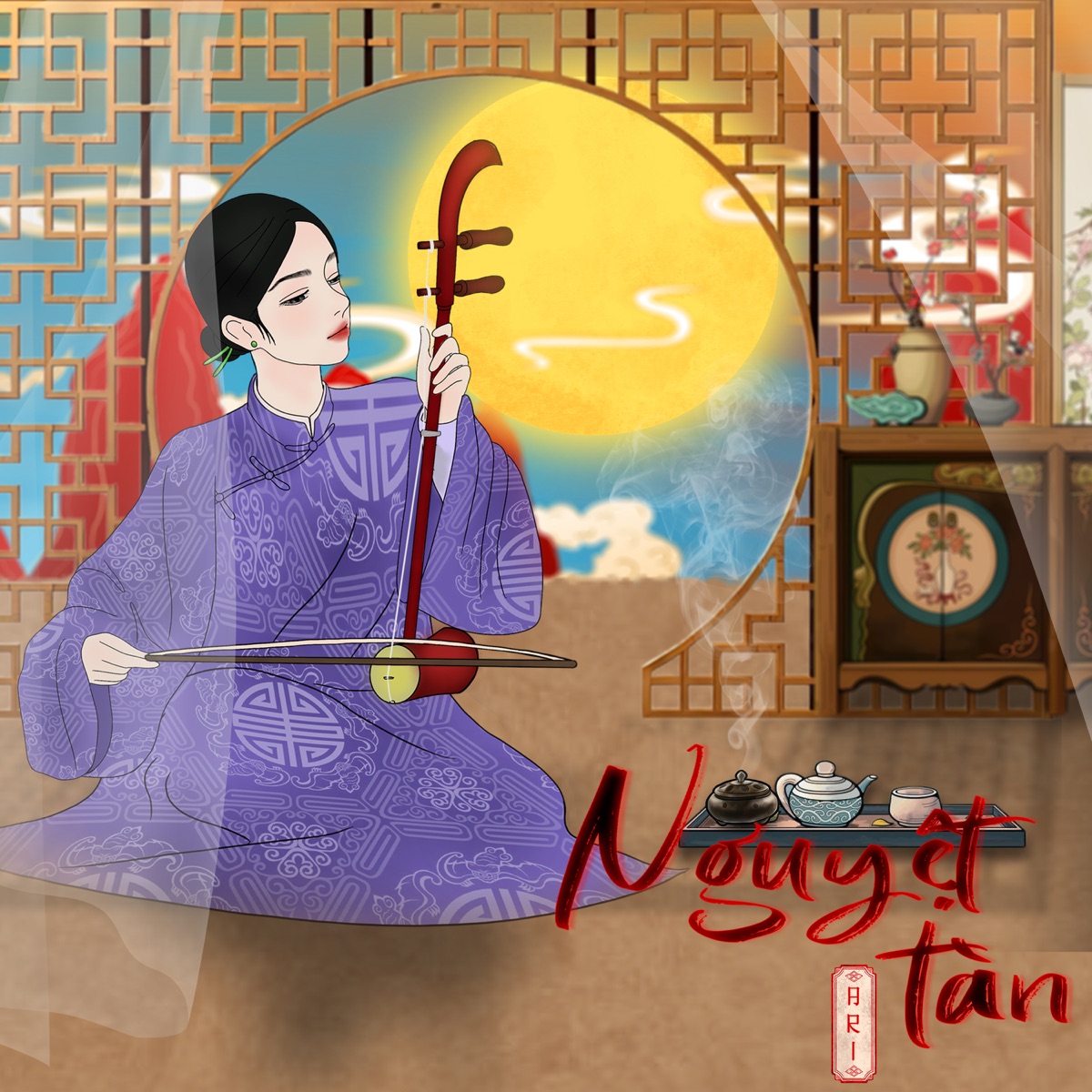 Nguyệt Tàn (feat. ViAM & Tiến Nguyễn) - Single by Ari & ICM album cover