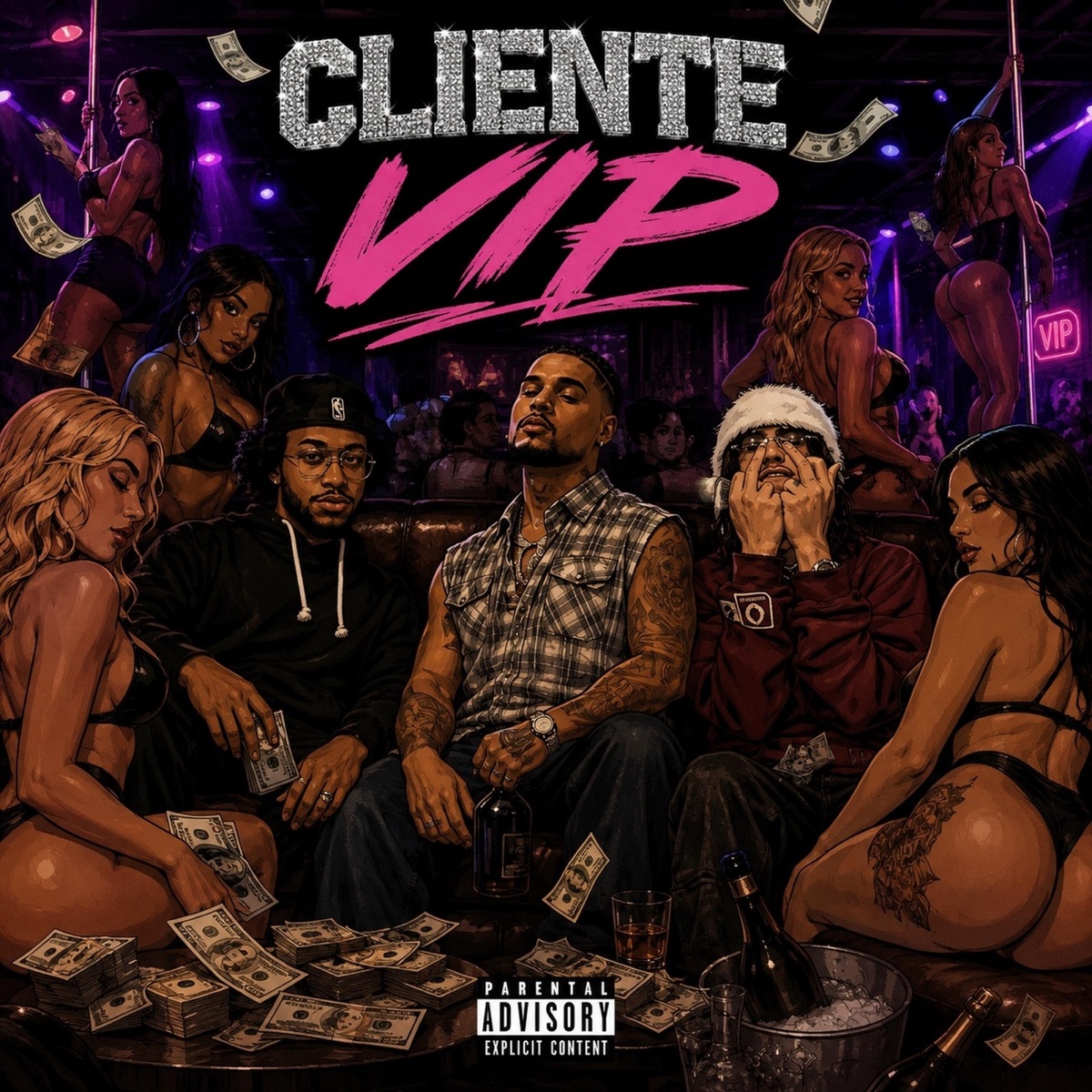 CLIENTE VIP - Single by AkChoopa, Guhhl, Dubois Sandro & Vinni OG Beats album cover