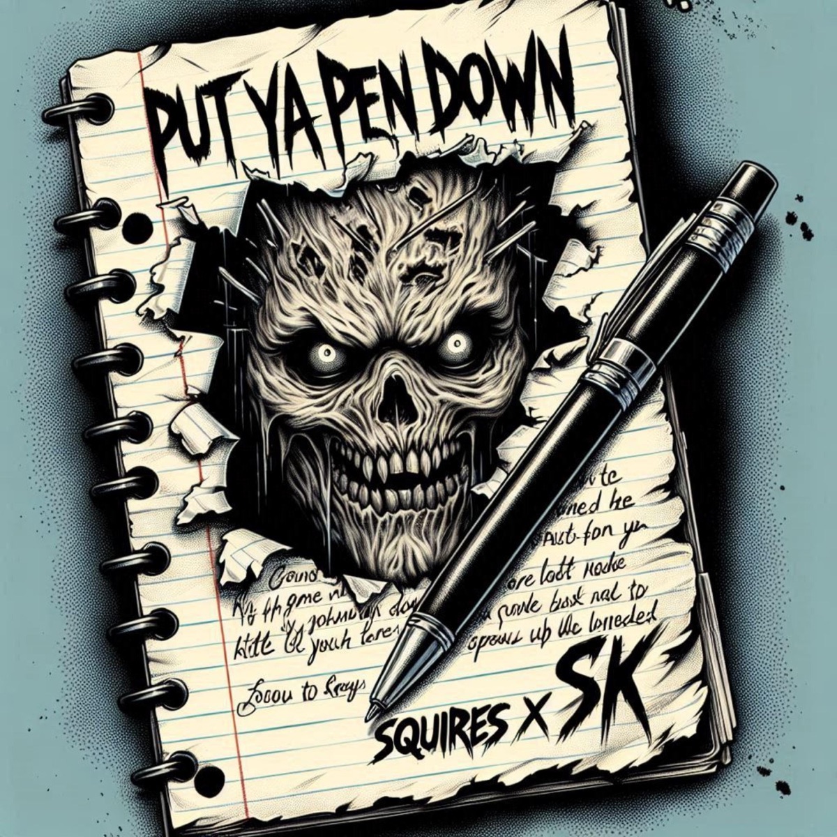 Put Ya Pen Down (feat. SK) - Single by SQUIRES album cover