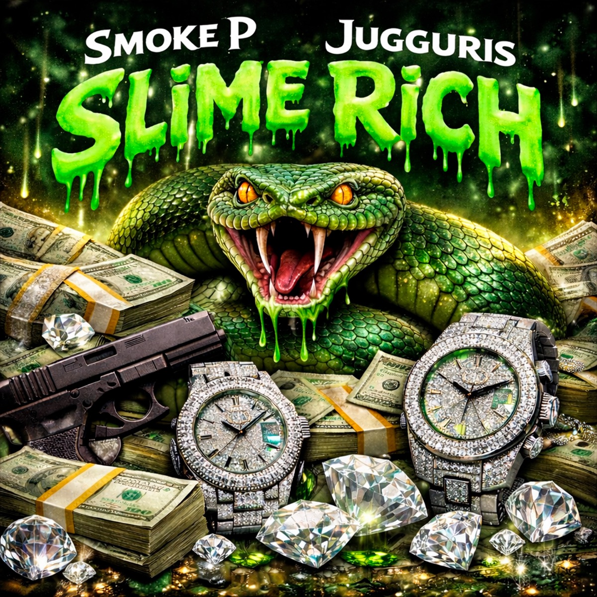 Slime Rich - Single by SMOKE P & Jugguris album cover
