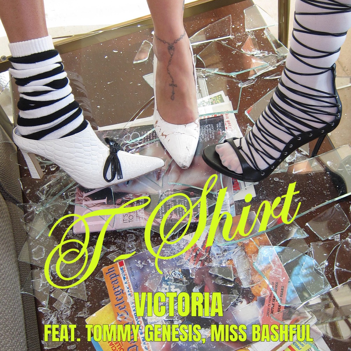 T-Shirt - Single by Victoria, Tommy Genesis & Miss Bashful album cover