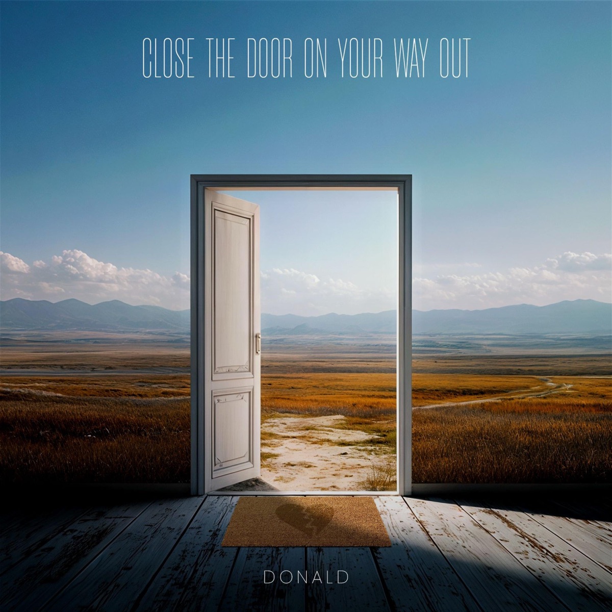 Close the door on your way out - Single by Donald album cover