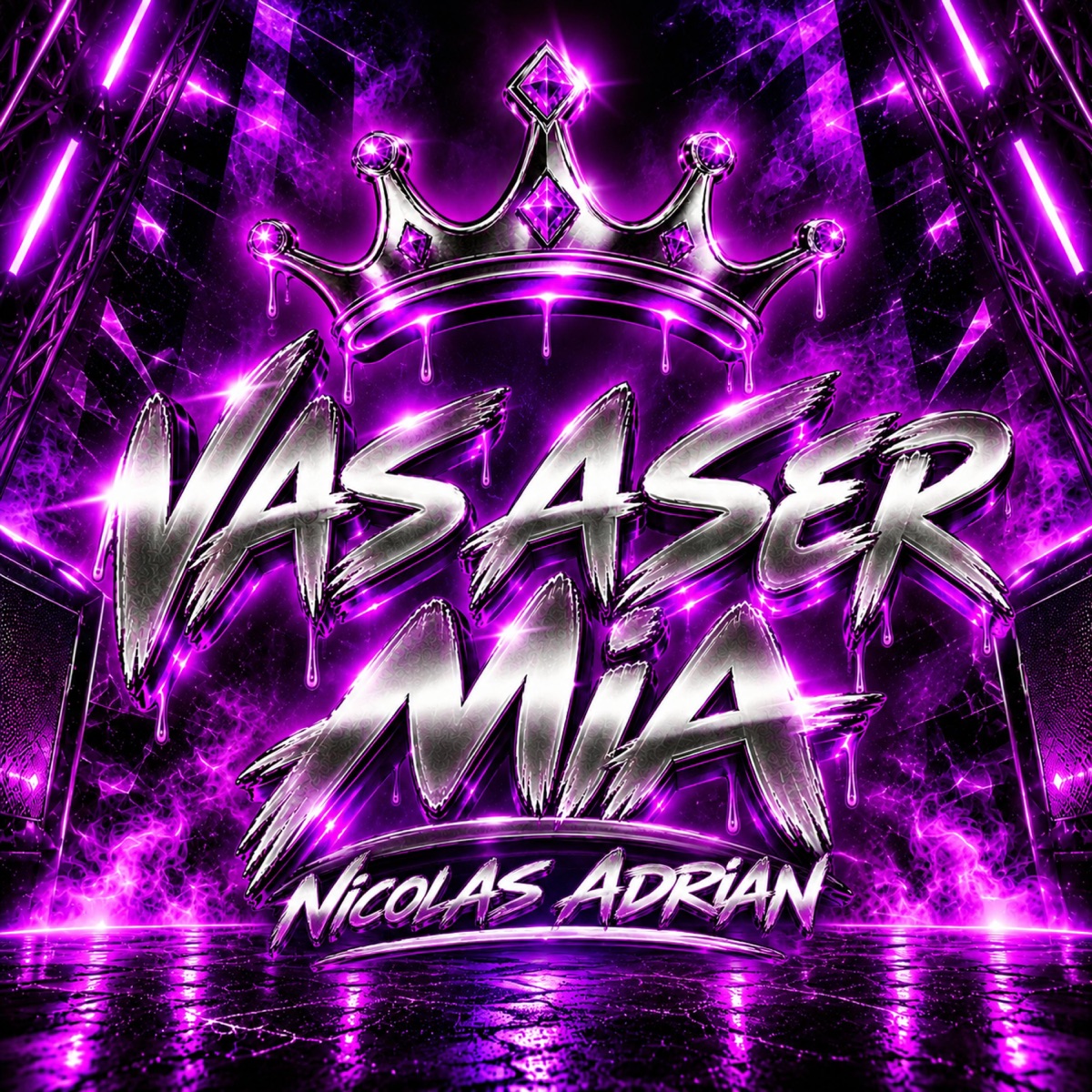 VAS A SER MIA - Single by Nicolas Adrian album cover