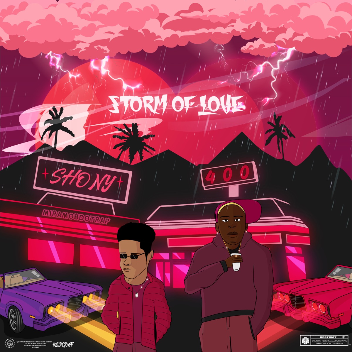 Storm Of Love - Single by MIRAMOBDOTRAP, 4 0 0 & SHONY DAGLAS album cover