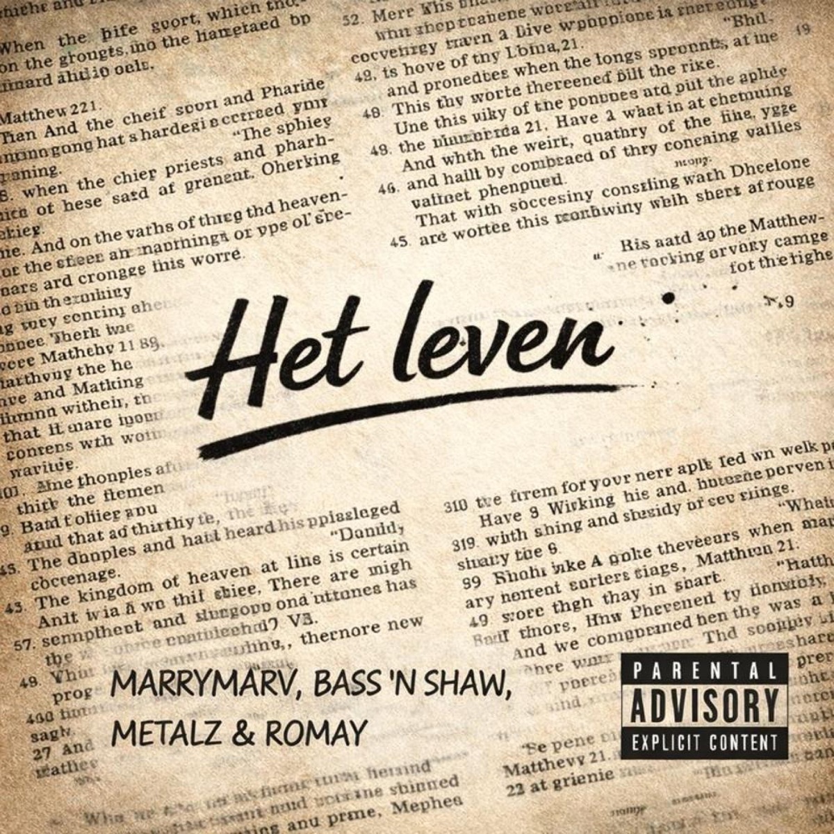 Het Leven (feat. Metalz & Romay) - Single by Bass 'n Shaw & MarryMarv album cover