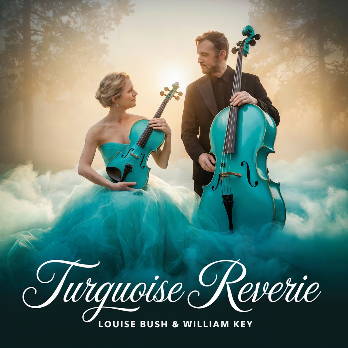 Turquoise Reverie by Louise Bush & William Key album cover