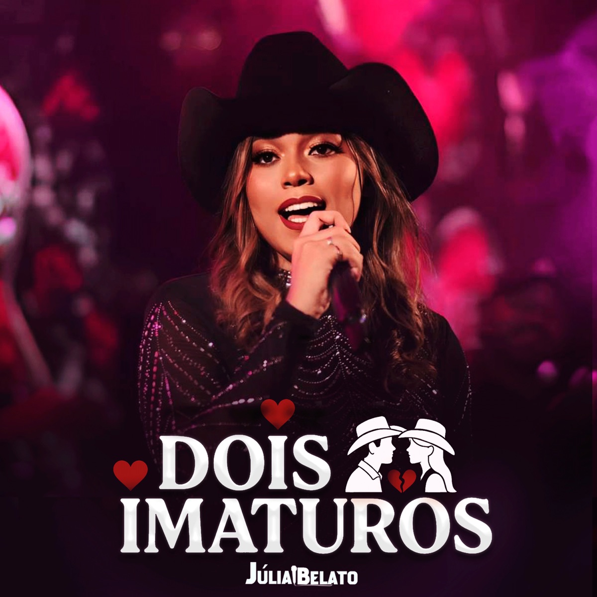 Dois Imaturos (Ao Vivo) - Single by Júlia Belato album cover