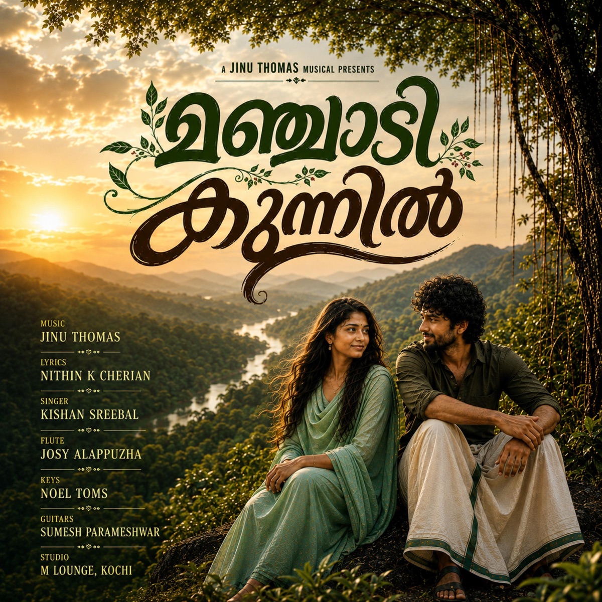 Manjadi Kunnil - Single by Jinu Thomas album cover