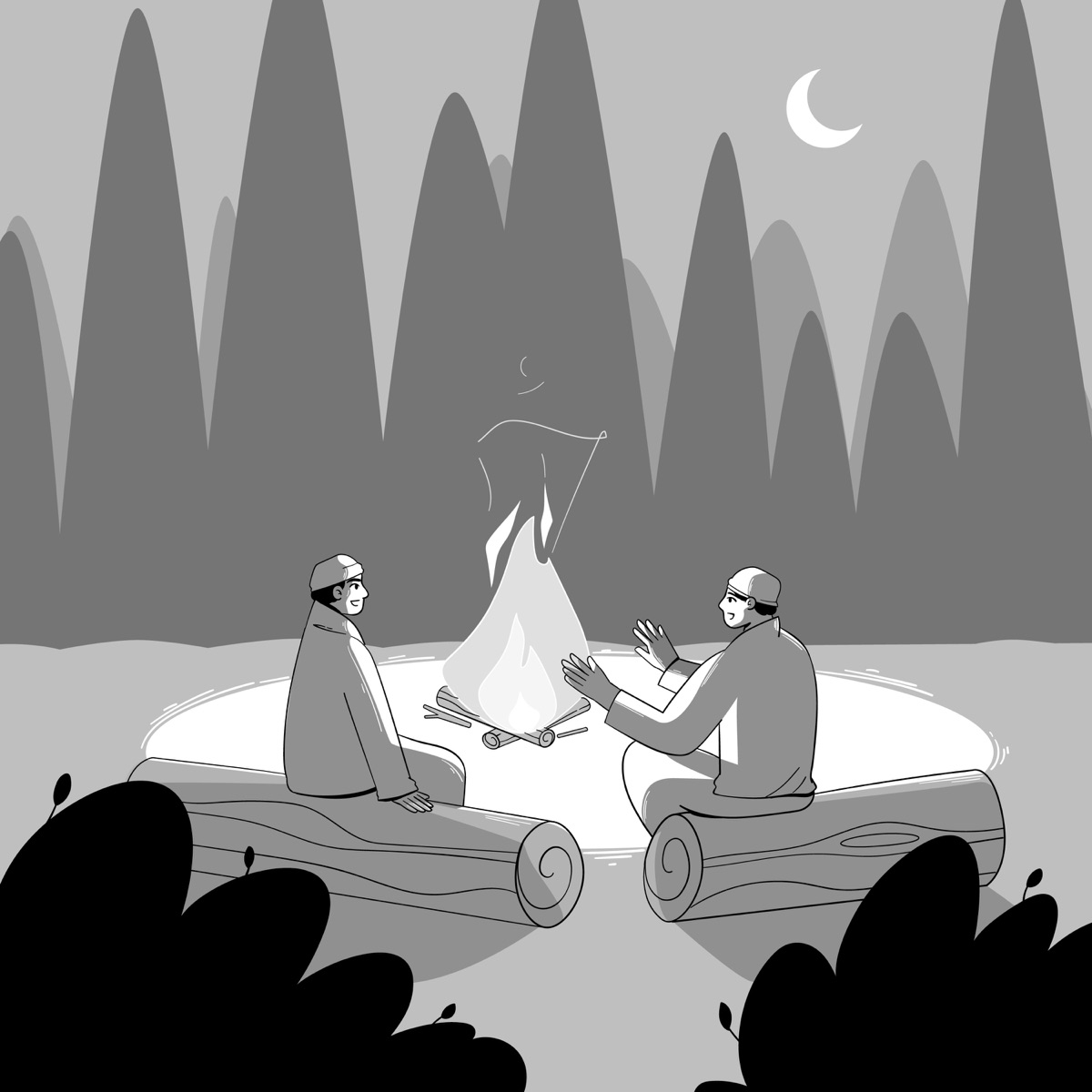 Telling Stories Around The Fire - Single by AC & alcinous album cover