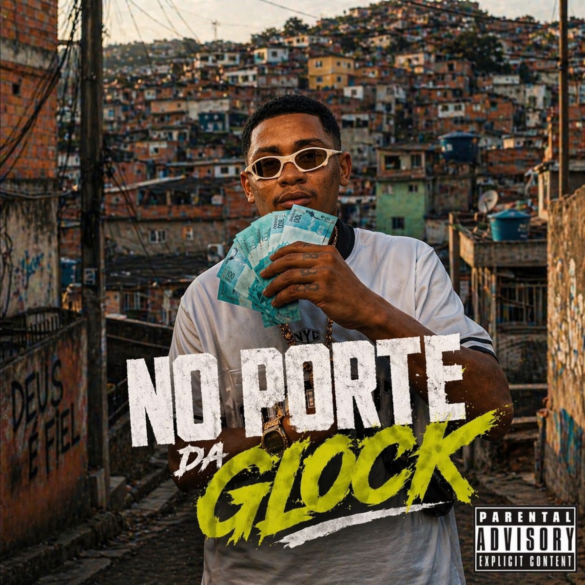 NO PORTE DA GLOCK - Single by Mc Perneta album cover