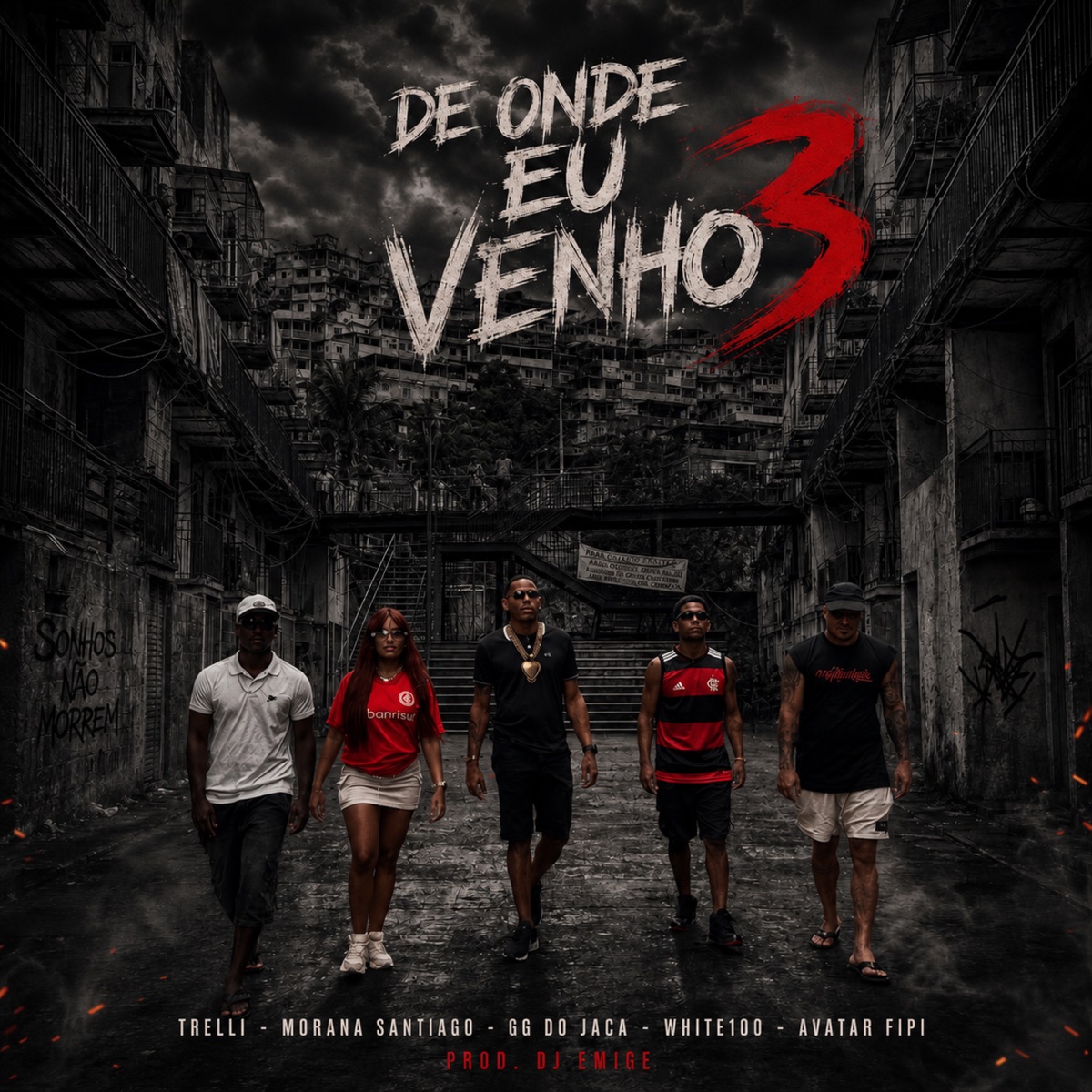 De Onde Eu Venho 3 - Single by Avatar Fipi, MC GG DO JACA, White100, Trelli & Morana Santiago album cover