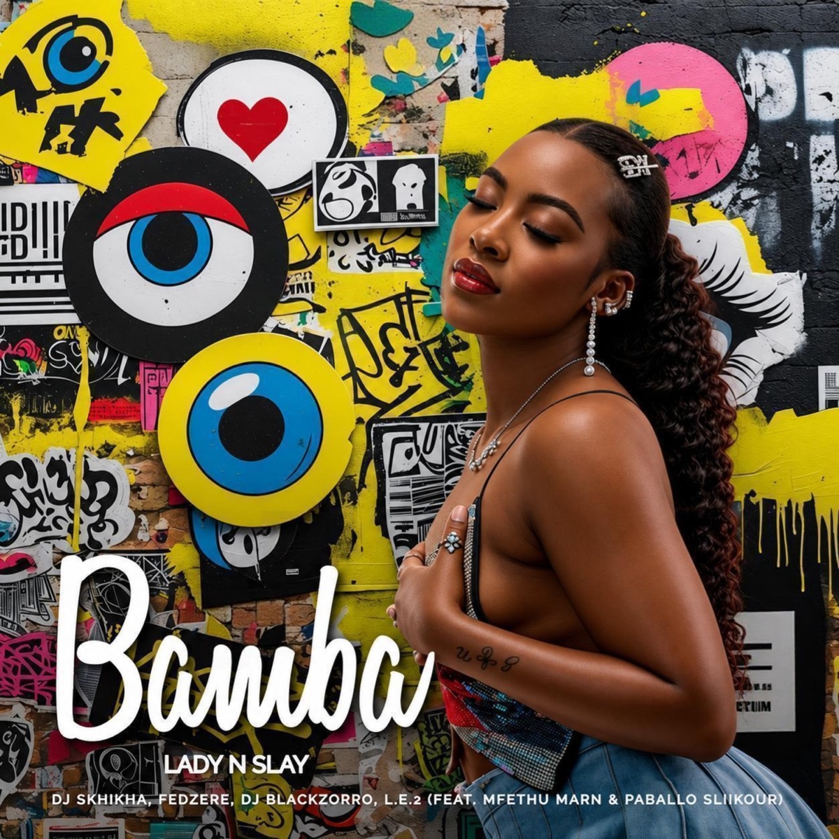 Bamba (feat. Mfethu Marn & Paballo Sliikour) - Single by Lady N Slay, DJ Skhikha, Fedzere, Dj BlackZorro & LE2 album cover
