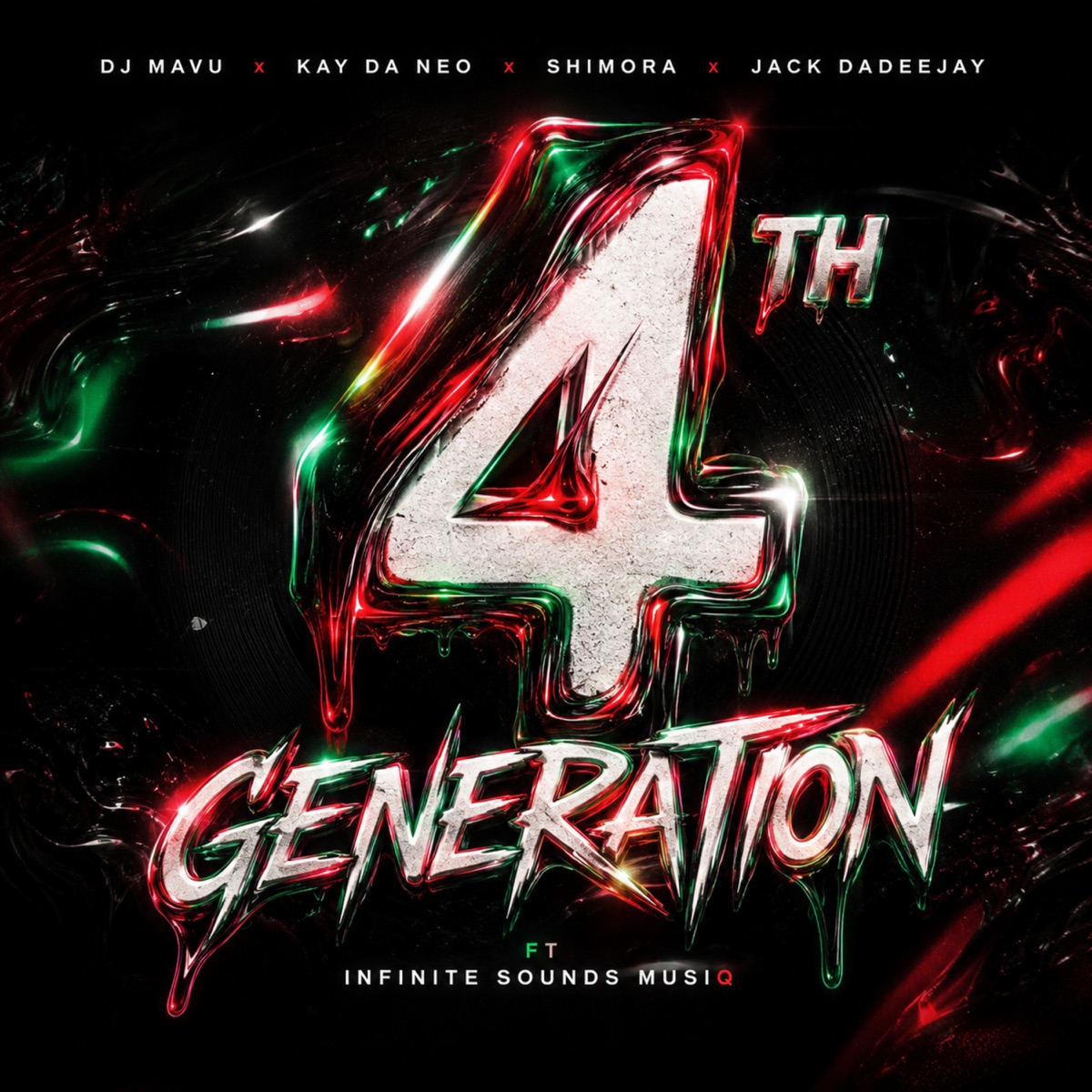 4Th Generation (feat. Infinite Sounds Musiq) - Single by DJ Mavu, Kay Da Neo, Shimora & Jack DadeejaY album cover