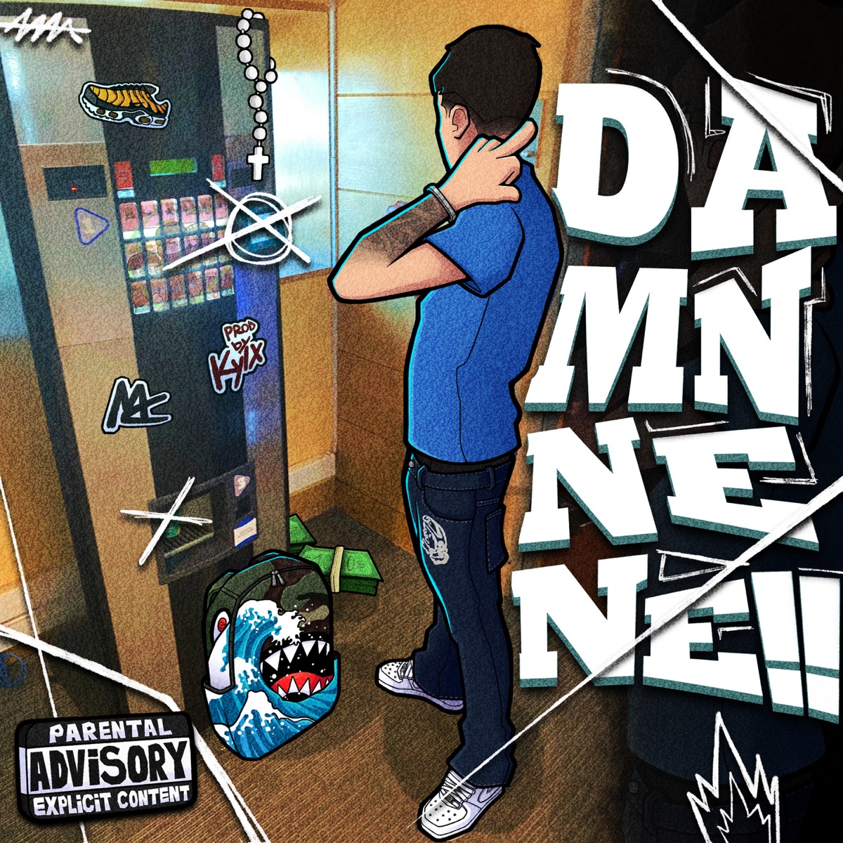 Damn nene! - Single by Tnnnn album cover
