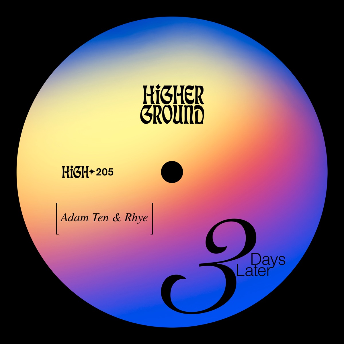3 Days Later - Single by Adam Ten & Rhye album cover