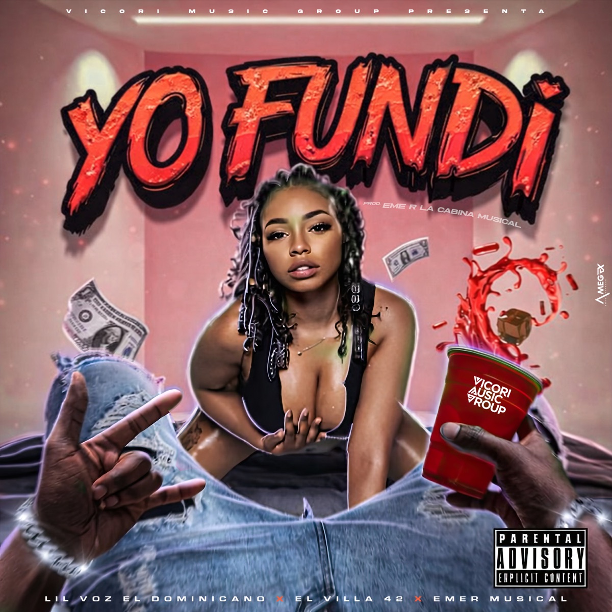 Yo Fundi - Single by Lil Voz El Dominicano, El Villa42 & Emer Musical album cover