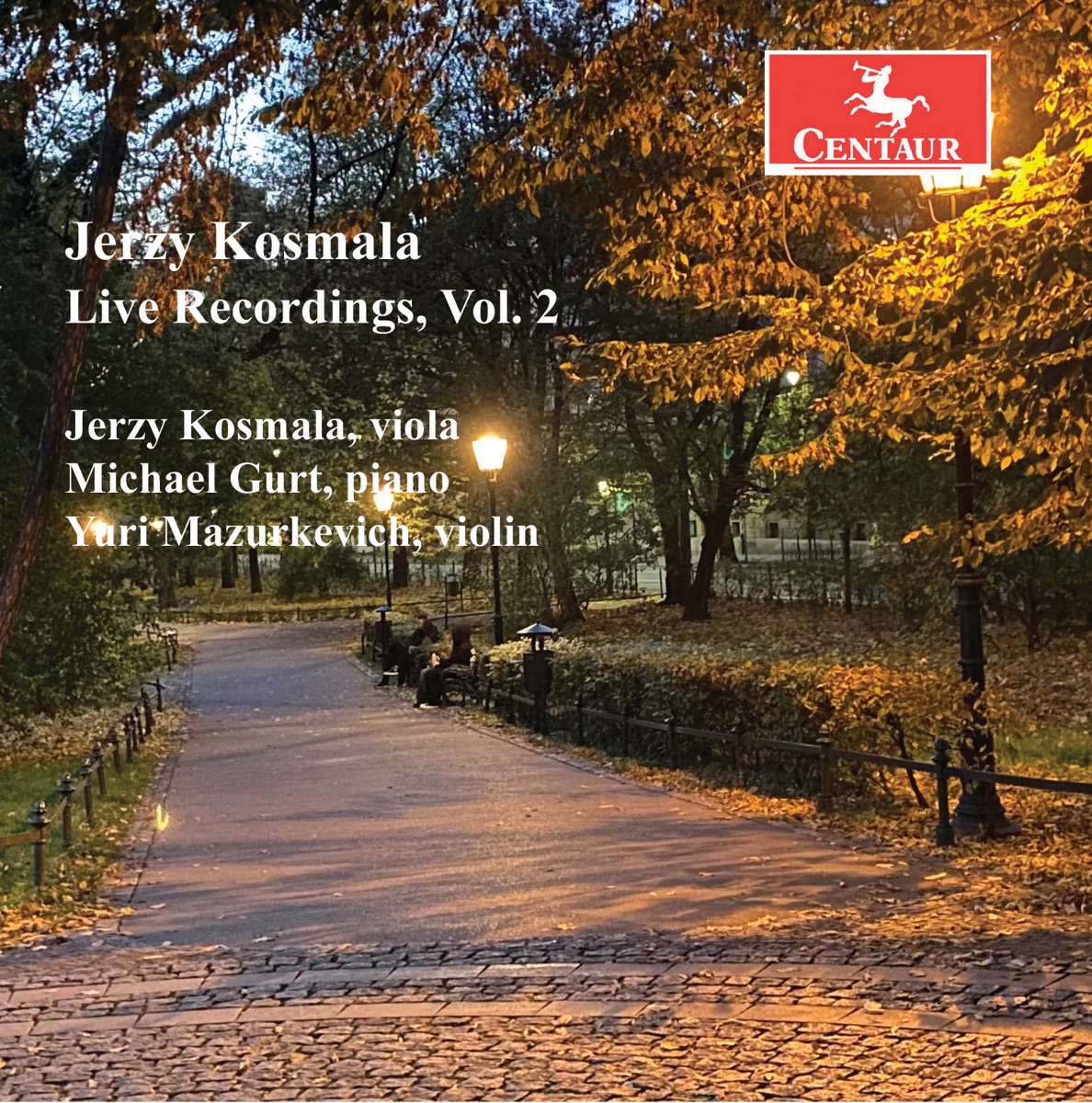 Jerzy Kosmala: Live Recordings, Vol. 2 (Live at the Lsu Recital Hall, Louisiana State University, Baton Rouge) by Jerzy Kosmala, Yuri Mazurkevich & Michael Gurt album cover