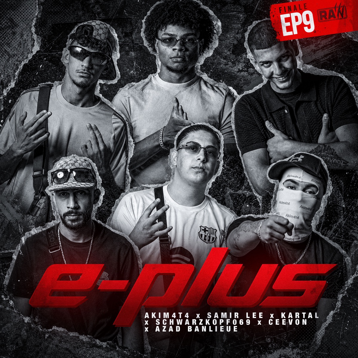 E-PLUS - Single by Schwarzkopf069, kartal, SAMIR LEE, Akim4t4, ceevon, AzadBanlieue & RAW SEASON album cover