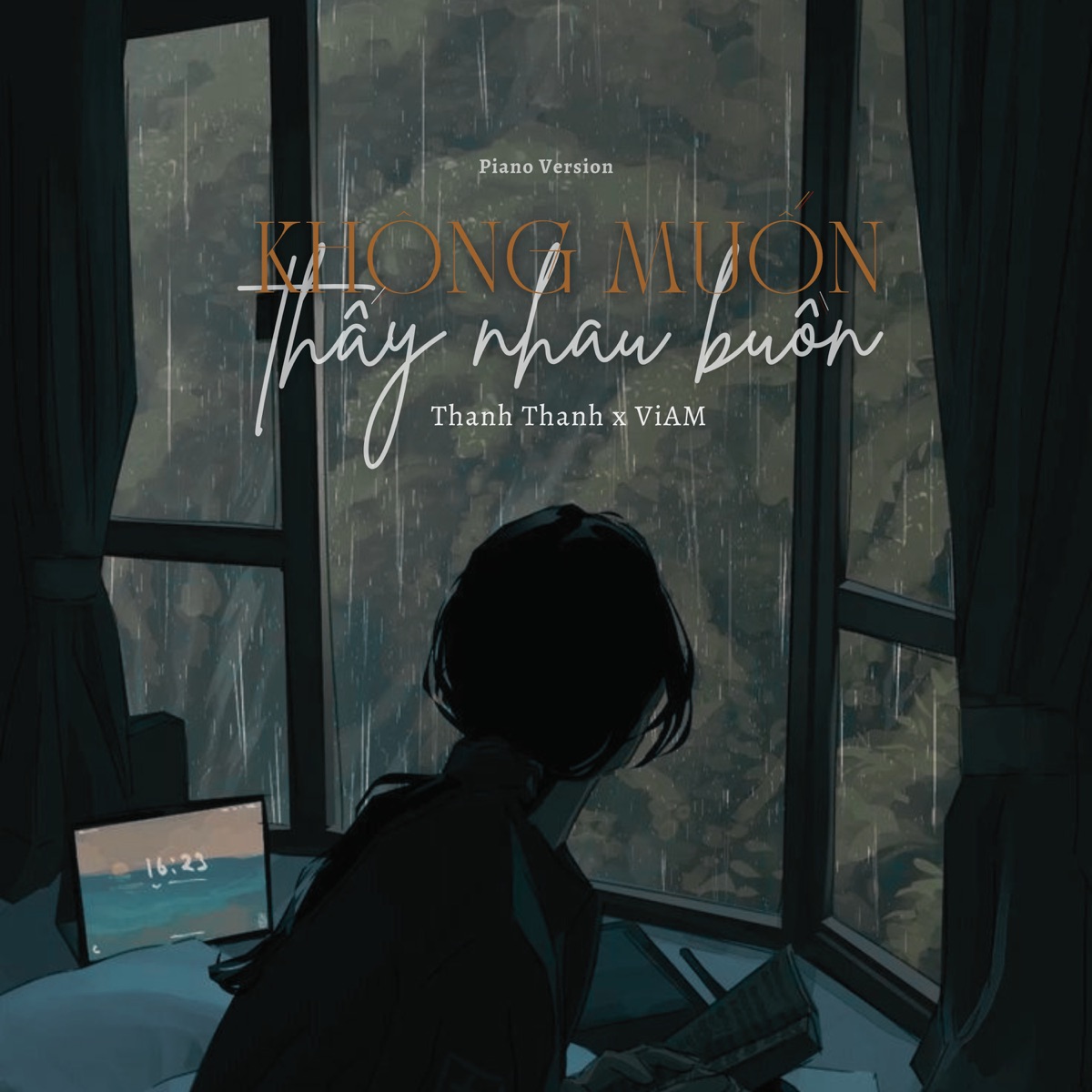 Không Muốn Thấy Nhau Buồn (Piano) - Single by Thanh Thanh & Viam album cover