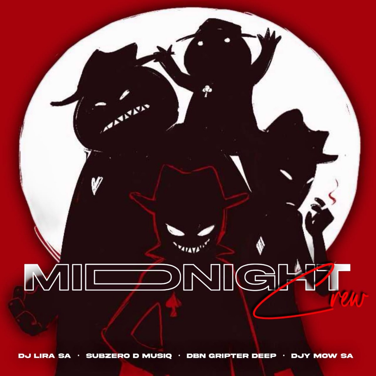 Midnight Crew - Single by Subzero D MusiQ, Dj LiraSA, Dbn Griiptor Deep & Djy Mow Sa album cover