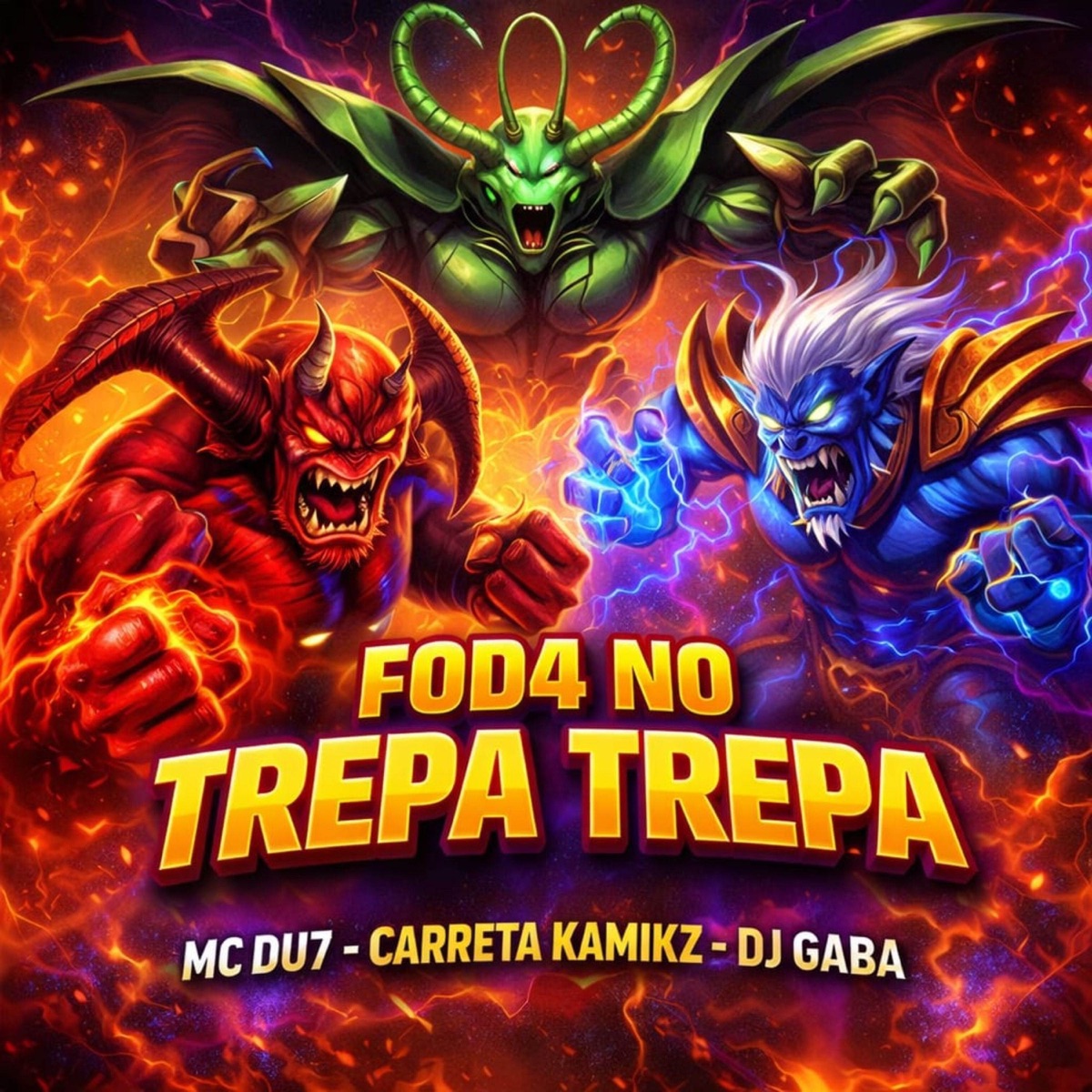 FODA NO TREPA TREPA - Single by carreta kamikz, DJ GABA & MC DÚ7 album cover