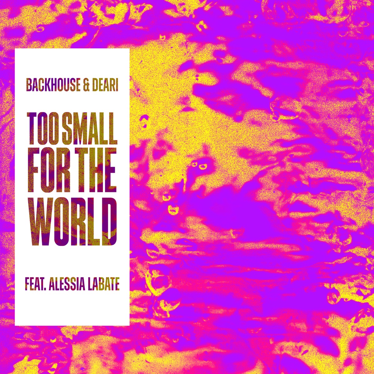 Too Small For The World (feat. Alessia Labate) - Single by Backhouse & Deari album cover