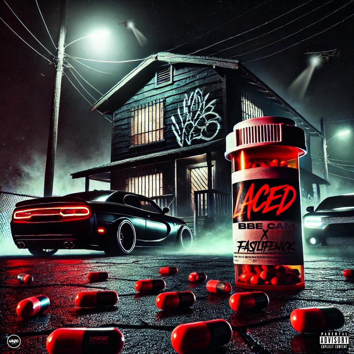 LACED (feat. BBE Cam) - Single by FASTLIFENICK album cover