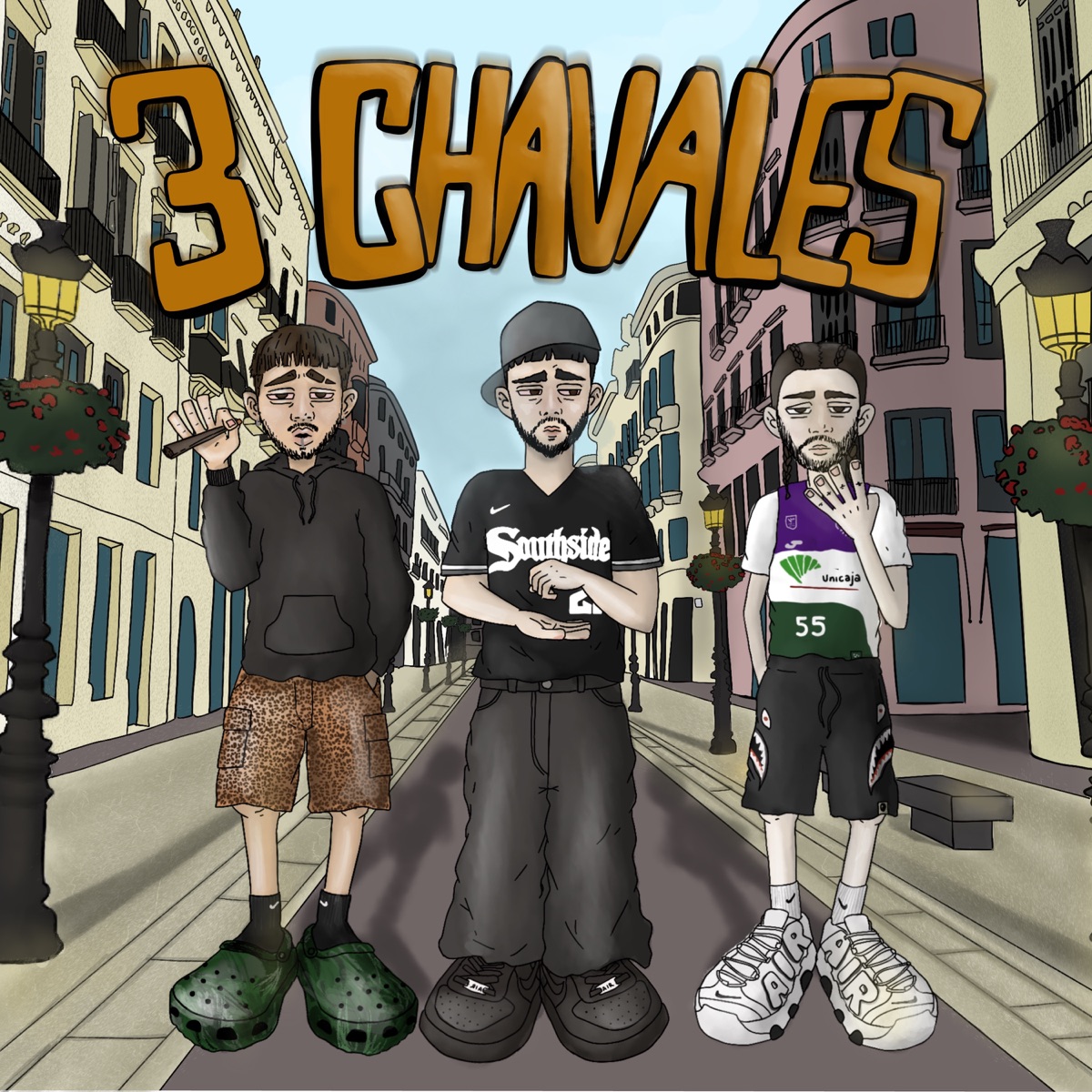 3 Chavales - Single by cybernene, Serchito trambotiko & El WiWi album cover